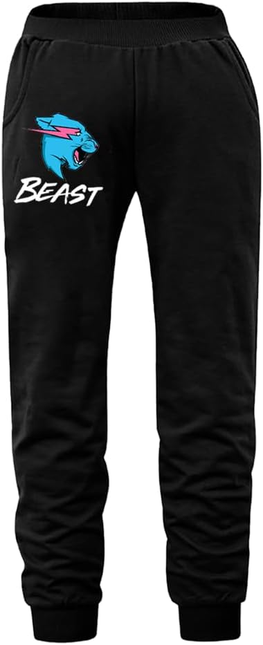 LaughZuaia Boys' Lightning Cat Youtuber Hoodie & Jogger Set