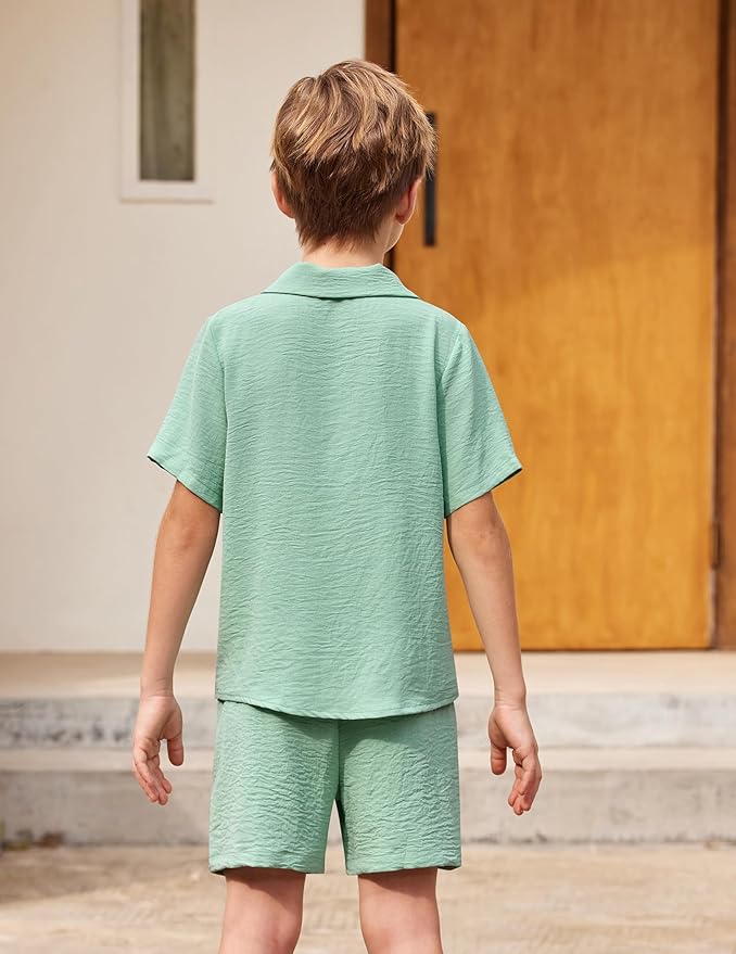 Boys' Hawaiian 2-Piece Summer Outfit Set