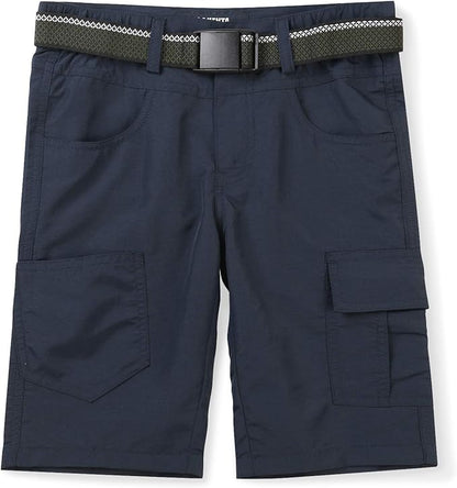 Boys' Quick-Dry Cargo Shorts – Outdoor Hiking Style