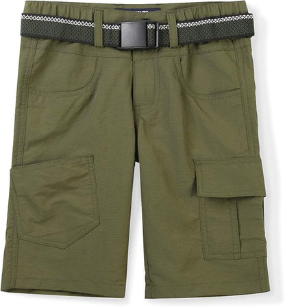 Boys' Quick-Dry Cargo Shorts – Outdoor Hiking Style