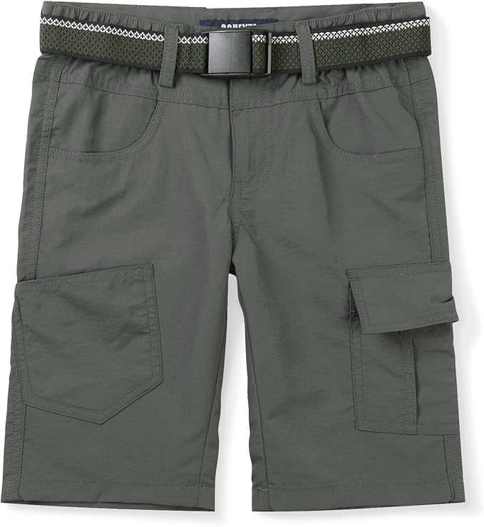 Boys' Quick-Dry Cargo Shorts – Outdoor Hiking Style