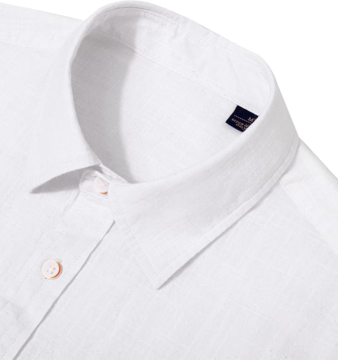 Men’s Linen Short Sleeve Shirt