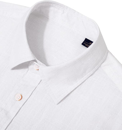 Men’s Linen Short Sleeve Shirt
