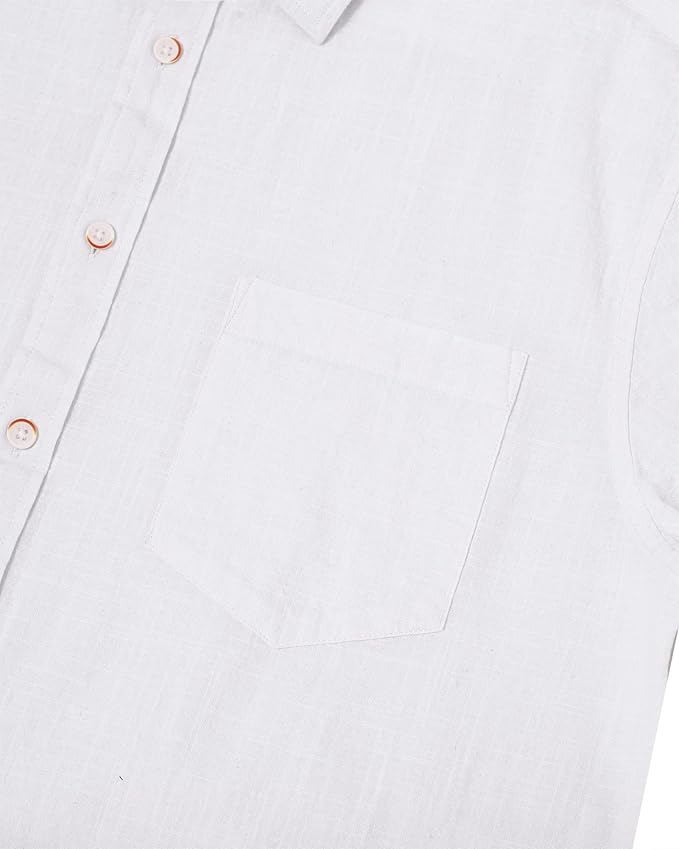 Men’s Linen Short Sleeve Shirt