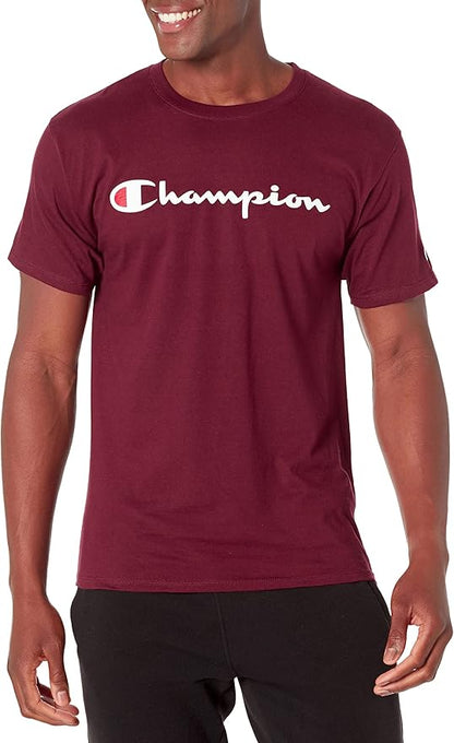 Champion Men’s Classic Script Logo Tee