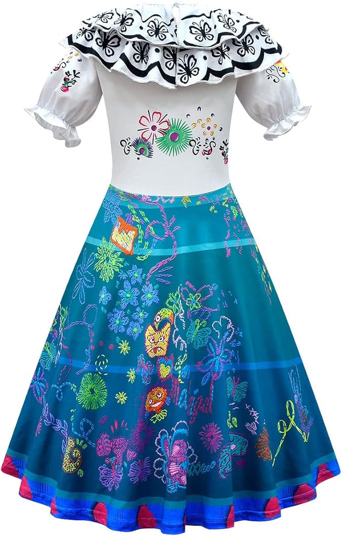 Girls' Mirabel Costume Dress – Cosplay Outfit