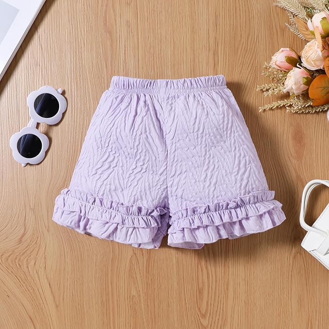 Toddler Girls’ Puff Sleeve Top & Shorts Set