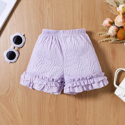 Toddler Girls’ Puff Sleeve Top & Shorts Set