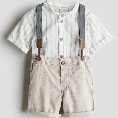 H&M Baby 2-piece Set with braces