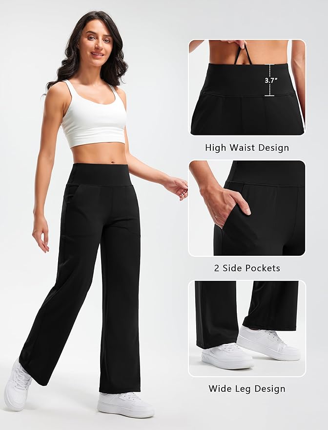Libin Women’s Wide Leg Yoga Pants