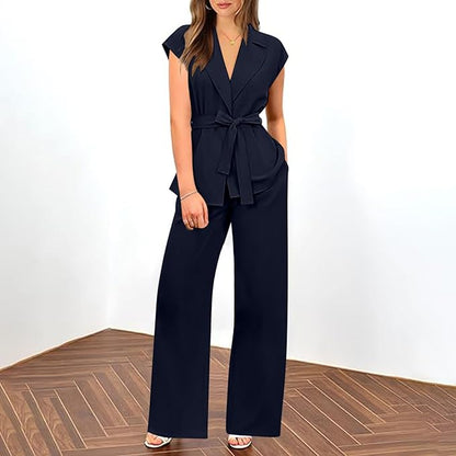 Generic Women's Summer Blazer & Trousers Set