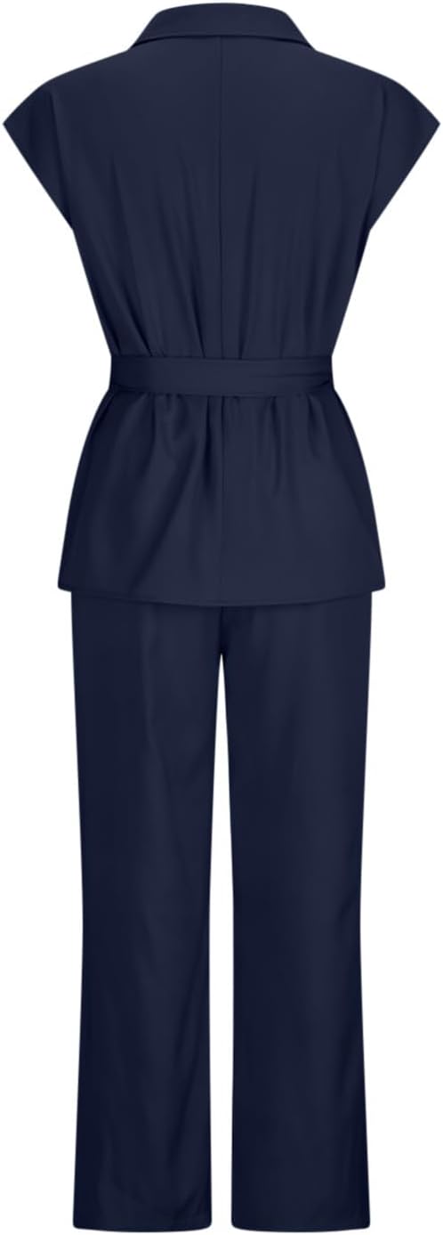 Generic Women's Summer Blazer & Trousers Set
