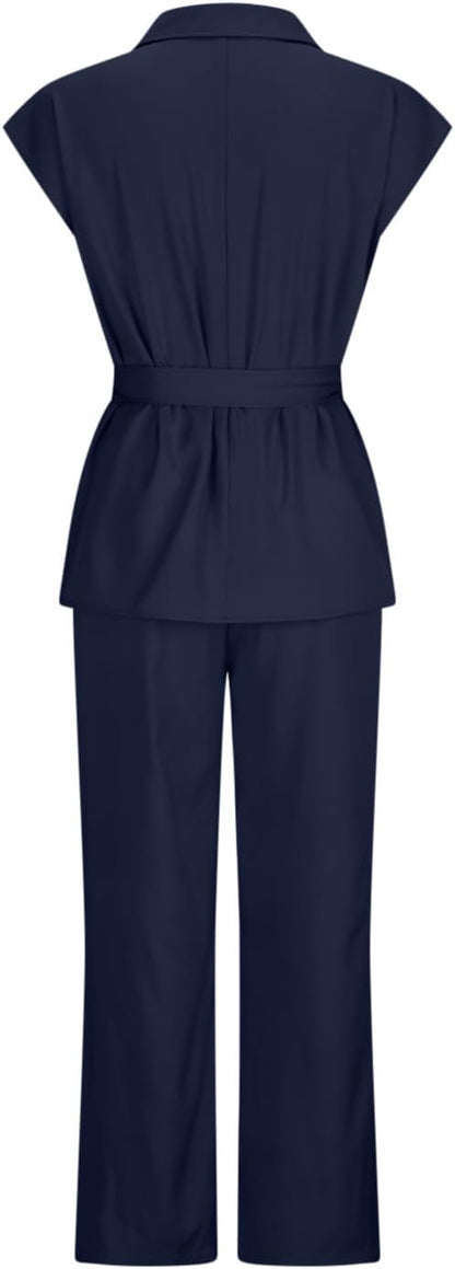 Generic Women's Summer Blazer & Trousers Set