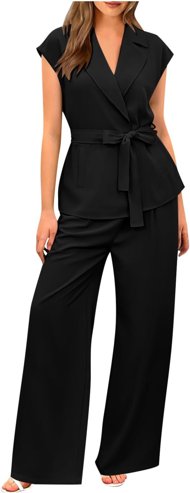 Generic Women's Summer Blazer & Trousers Set