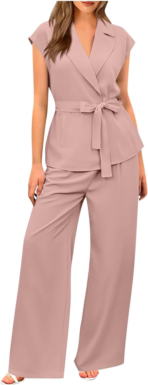 Generic Women's Summer Blazer & Trousers Set