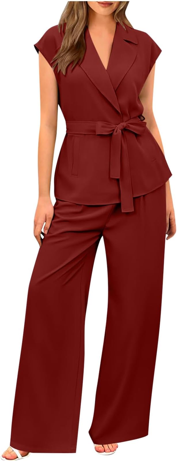 Generic Women's Summer Blazer & Trousers Set