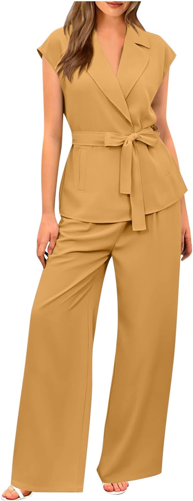 Generic Women's Summer Blazer & Trousers Set